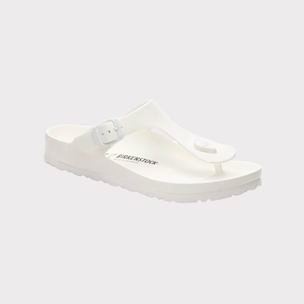 Birkenstock White Thong Sandals